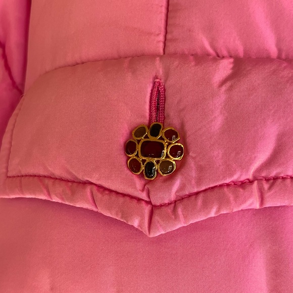 Vintage CHANEL 90s Rare collectible pink silk puffer coat - Picture 11 of 11